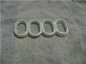 Shower curtain hooks