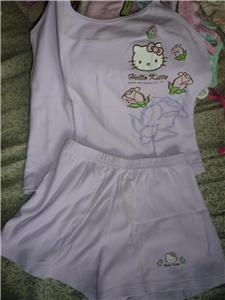 spag strap hello kitty purple pyjamas