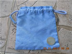 Blue Drawstring Pouch