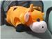 its a toy, its also a pillow.

on the bottom of the moomoo, theres 2 buttons, un-button it and it become a pillow.

color - orange
length - about 45cm


can be swop using YS$ or $10 NTUC cash voucher

