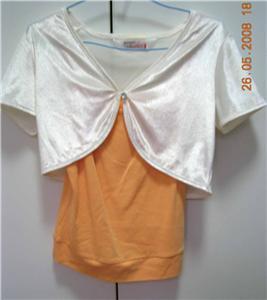 Orange Spag with Silver half-cardi