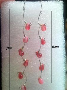 Dangling Pink Earrings