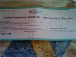 Slimatrix Service Voucher