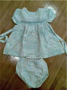 light blue dress with panties set  