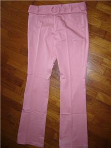 U2 Pink Pants With Matching Belt