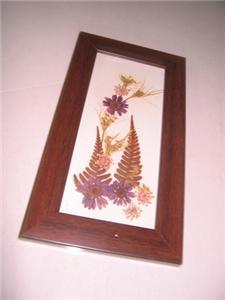 PRESSED FLOWERS PHOTO FRAME