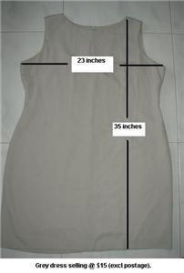 Plus size grey dress