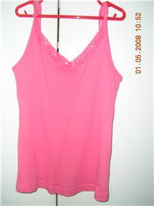 Pink Laced Camisole From Esprit