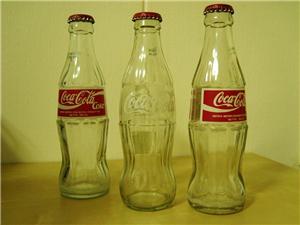 Classic Coca Cola Glass Bottles