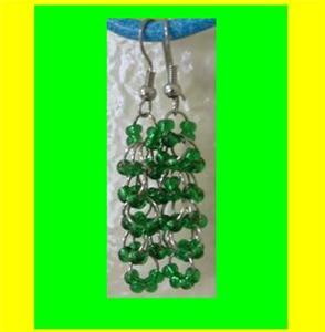 krizzielicious greeny green earring