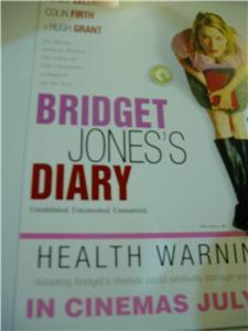 Bridget Jones diary movie post card