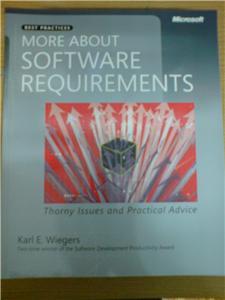 MORE ABOUT SOFTWARE REQUIREMENTS