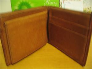 brown leather purse