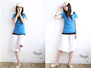 BN White Flare Elastic Pants