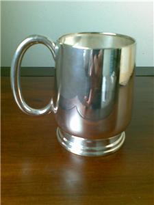 Metallic Silver Cup