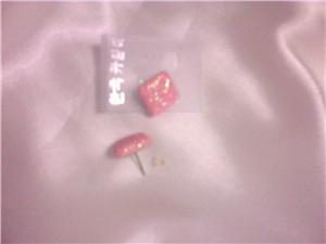 Pink Korean sweetie pie Earrings