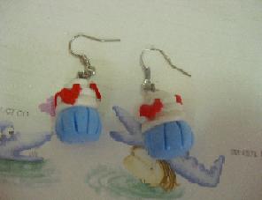 Handmade Cupcake Earrings