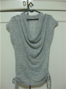 Grey wool top for layering