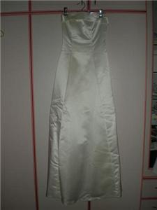 White long tube gown - Brand: Aurelie (size 6)