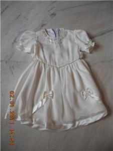 Off white Little Girl Dress