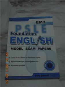 PSLE Model Exam Paper Booklet