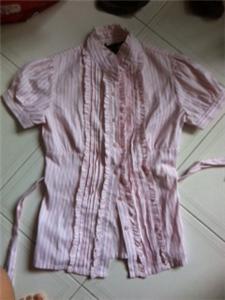 Pink stripe shirt