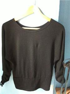 Black 3/4 Sleeve Top