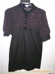 Black Eyelet Dress