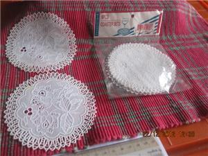 plastic lace coaster set