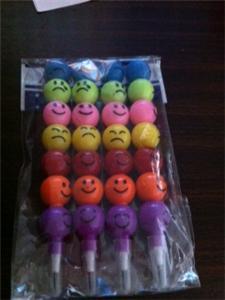 Smiley face pencil