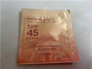 Faceshop spf45 long lasting sun cream