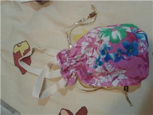 flowery gift pouch bag