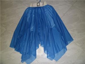 BN Blue flare skirt with belt