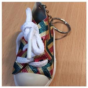 Cute shoe keychain