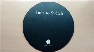 apple black mousepad