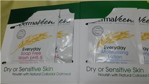 new dermaveen soapfree wash / dry skin moisturiser