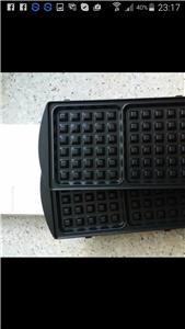 new kenwood 2 waffle metal plate