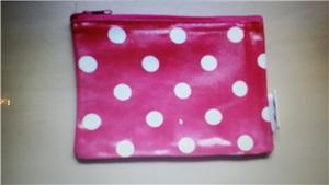 new  poka dot pouch