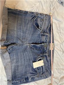 New light blue denim short