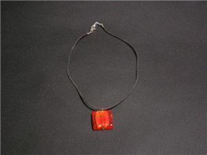 Red marble necklace