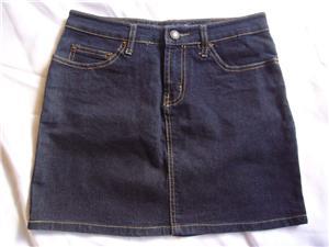 New Future Dark Denim Skirt