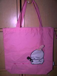 Pink Mashimaro Tote Bag