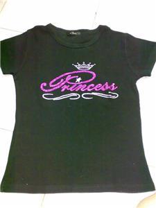 black crown princess tee