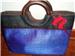 Unique tote bag looking for new owner. Has a little bit of threading issues at the left base corner of the bag. else, everything is all good. looking to swap with vintage sling bag in any of the following colours (brown, red, green, yellow, etc. basically, anything except black)