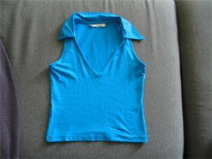 MNG BLUE LYCRA TOP