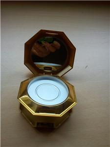gold mirror case