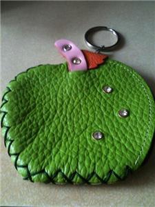 Apple shape coin pouch