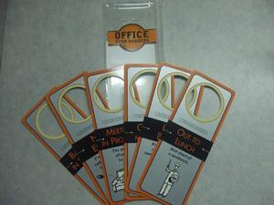 Office door hangers