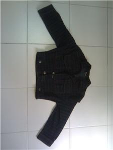 Cropped checkered jacket