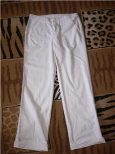 White Giordano pants
